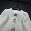 Miu Style 2025 Winter Swirl Buckle Plaid Knit Cardigan - Age-Reducing, Casual, Versatile Outerwear Top