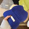 Korean-style Cat-ear Hat - Children's Size - Warm Woolen Hat for Autumn and Winter - Pure Color Knitted Hat - Sweet and Cool Style