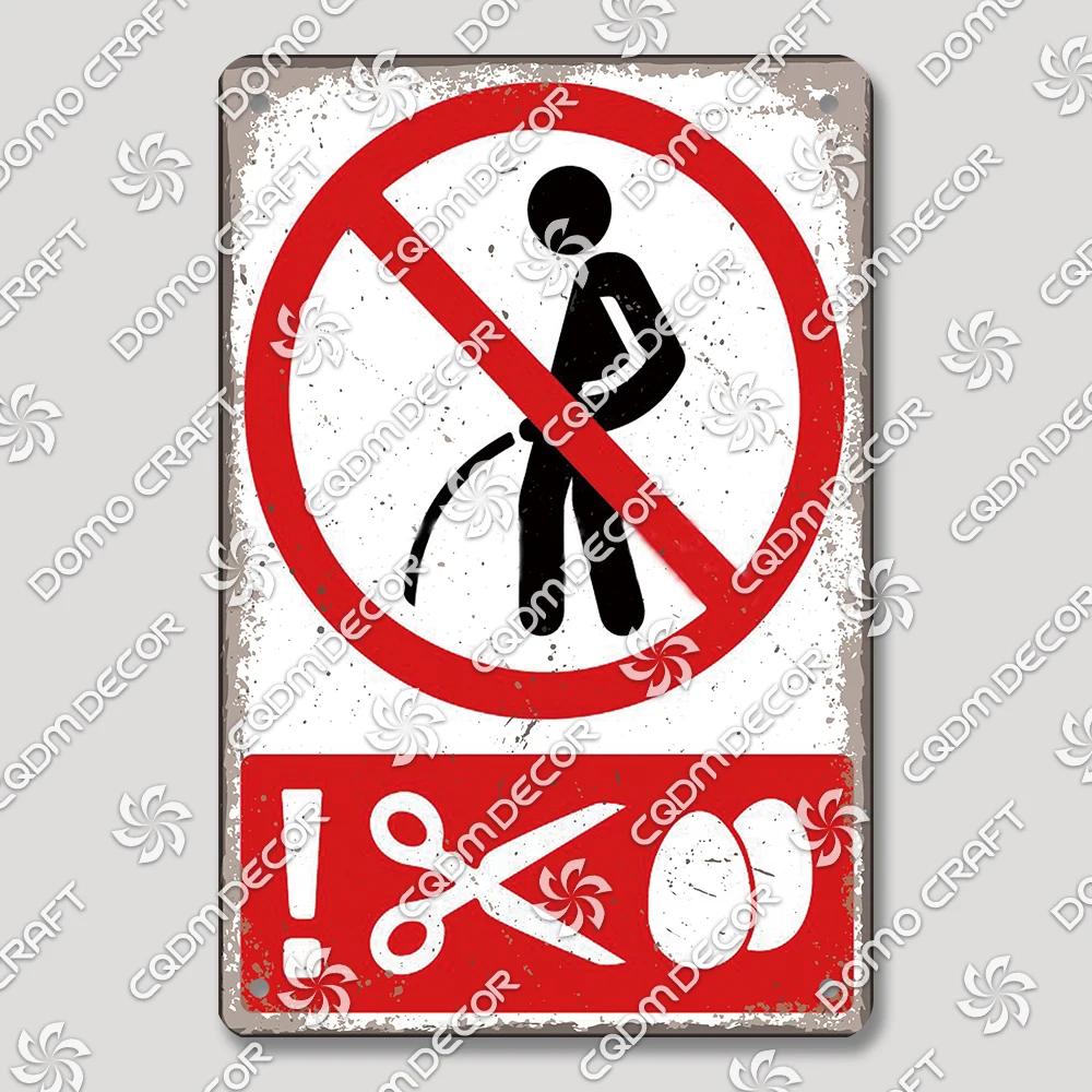 Vintage Retro Metal Tin Signs  Cute Owl Pig Cat and Funny WC Posters for Bathroom Mall BBQ Cafe Bar Pub Wall Decor