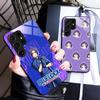 Blue Lock Reo Mikage Glass Mobile Phone Case for Samsung Galaxy S26 S25 S24 S23 S22 S21 S20 Note20 Plus FE Ultra Colorful Cover