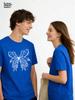 2026 New Style Butterfly Trend Summer Clothes Clothing Ladies Print Fashion T-shirts Short Sleeve Couple Tops Graphic Tee