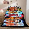 1 Stück Dragon Ball Super Aufdruck Flanelldecke, Hohe Qualität für alle Jahreszeiten, Heimdekoration, Wärme und Komfort, Perfekt für Weihnachtsgeschenke