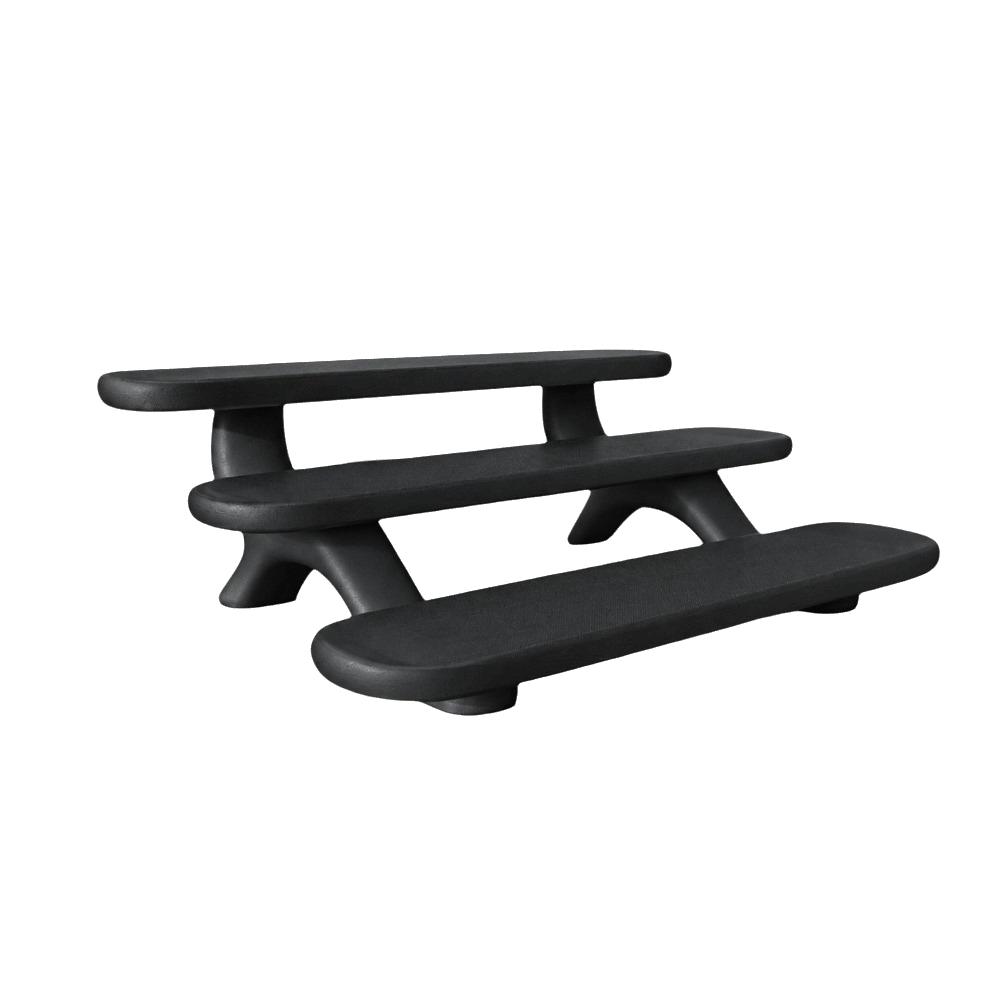 Three-Tier Storage Shelf Multipurpose Countertop Organizer Display Rack Sample Storage