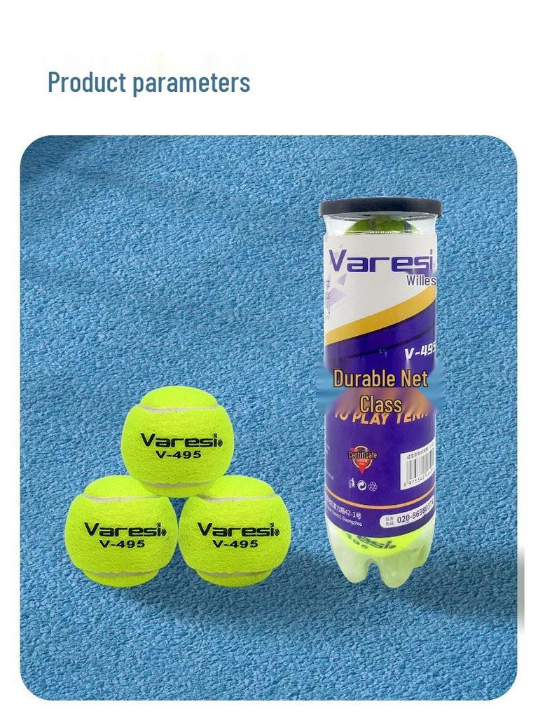 Wiles Durable High-Elasticity Beginner Tennis Ball - Wear-Resistant Training & Competition Ball