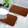 Bathroom Absorbent Floor Mat Home Bathroom Floormat Quick Drying U-shaped Toilet Cushion Carpet Bathroom Accessories At The Entrance of The Toilet