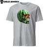 Unique Short-Sleeve Unisex T-Shirt: Watermelonfruit Human Skull Design