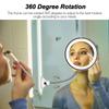 10x Magnifying Glossy Mirror Elastic Mirror CueRoSeneck Cosmetic Mirror Bathroom Mirror Bedroom Bathroom | Bathroom Mirror