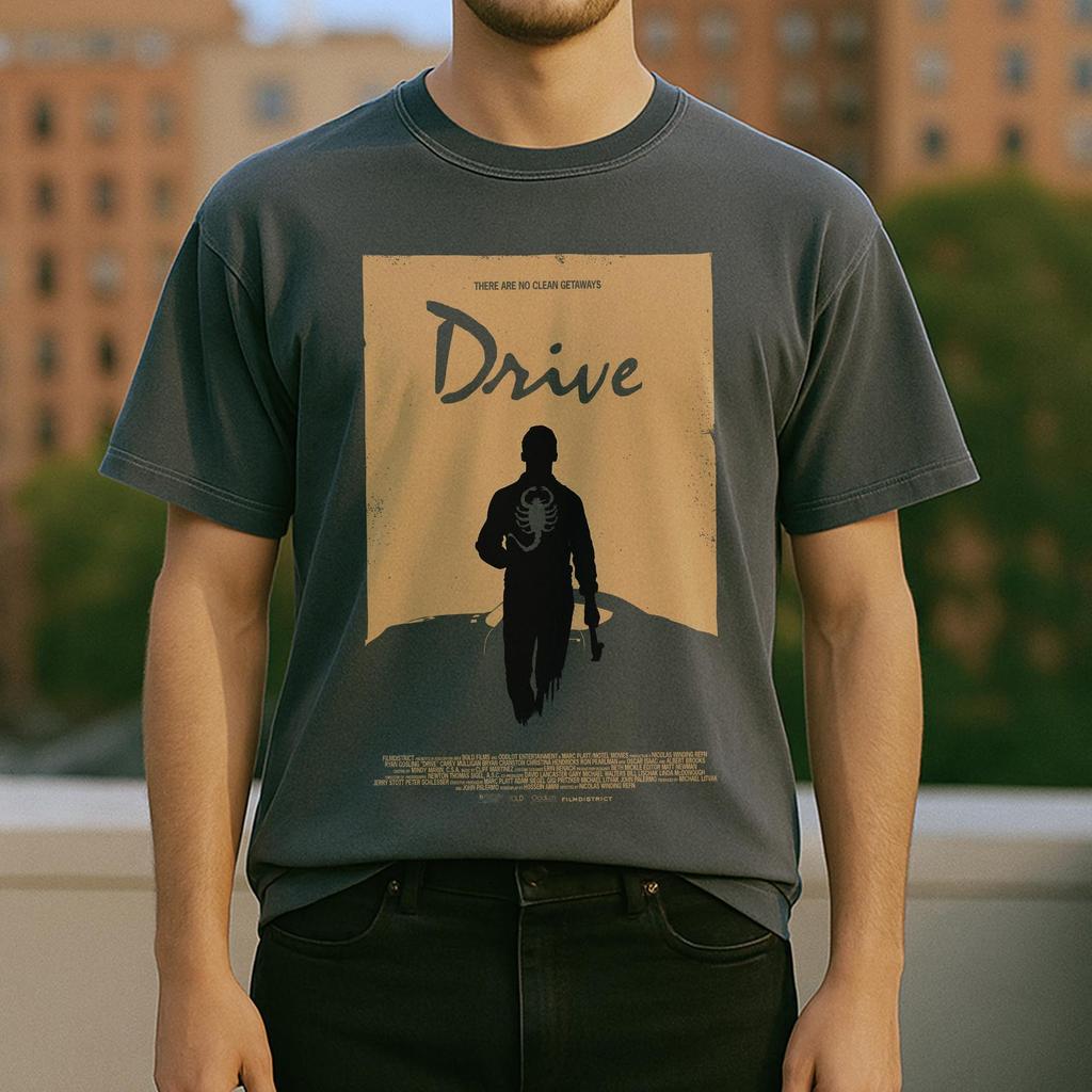 Drive Tshirt | Scorpion Jacket Design | Ryan Gosling Film Retro Cinema Tee