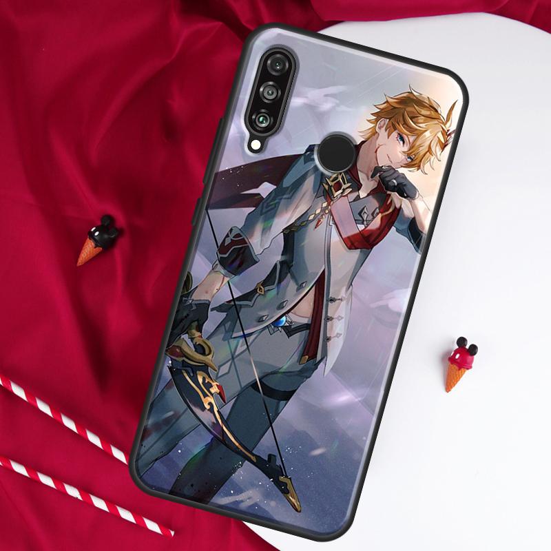 Genshin Impact Tartaglia For Huawei Nova Y61 Y70 Y90 Y60 Y72 Y91 12s 12i 11i 7i 8i 9 10 SE P60 Pro P30 P40 Lite Case