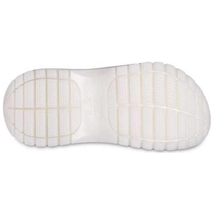 Crocs Comfortable Versatile Clogs Unisex Footwear White Silver 210368-138