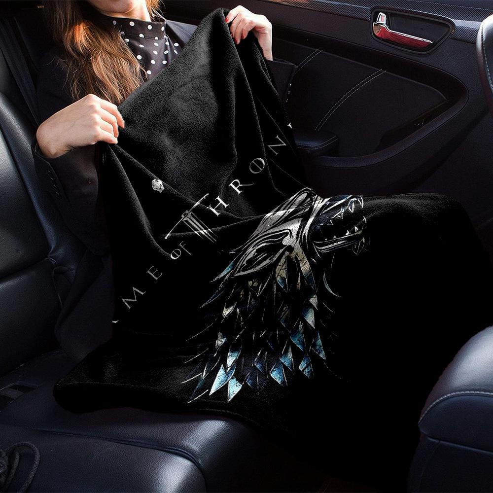 1pc Game of Thrones Blanket Lightweight Flannel Throw for Sofa Bed Travel Camping Livingroom Office Couch Chair 1135KK