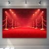 Sfondo Rosso di Lusso per Eventi, Ballo, Laurea, Cerimonia, Decorazione Sfondo per Fotografia a Casa e in Studio