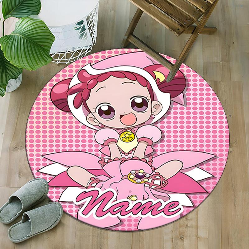 Customizable DoReMi2 Round Non-Slip Carpet - Ideal for Garden, Picnic, Office, Perfect for Decoration, Suitable For All Seasons
