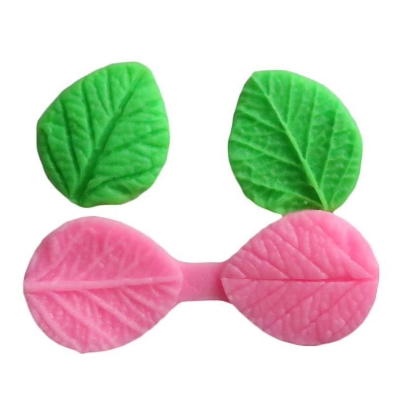 Leaves Embossed Prints Frozen Cakes Silicone Molds Chocolate Crafts Molds Cakes Desserts Decorative Molds Pastry Baking Gadgets