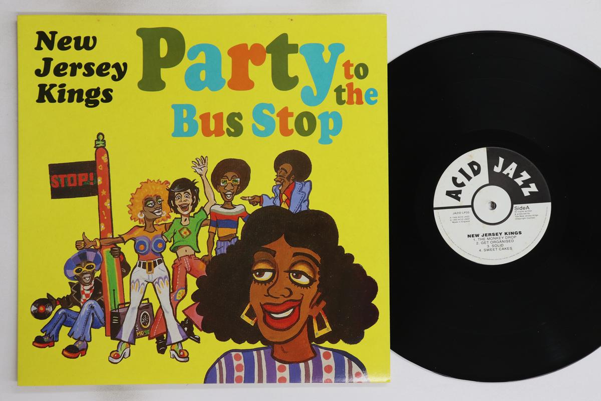

LP Record NEW JERSEY KINGS - Party To The Bus Stop JAZIDLP33 ACID JAZZ 1992 UK Soul/Funk Used