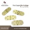 Huixinye Copper Flip-up Tabletop Hinge - Multi-specification Furniture Hardware Accessories