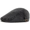 1pz Berretto da Pittore Retrò Estivo Unisex Moda Cappellino con Visiera Piatta Outdoor Casual Cappello Newsboy Monocolore Estivo Regolabile Per l'Uso Quotidiano