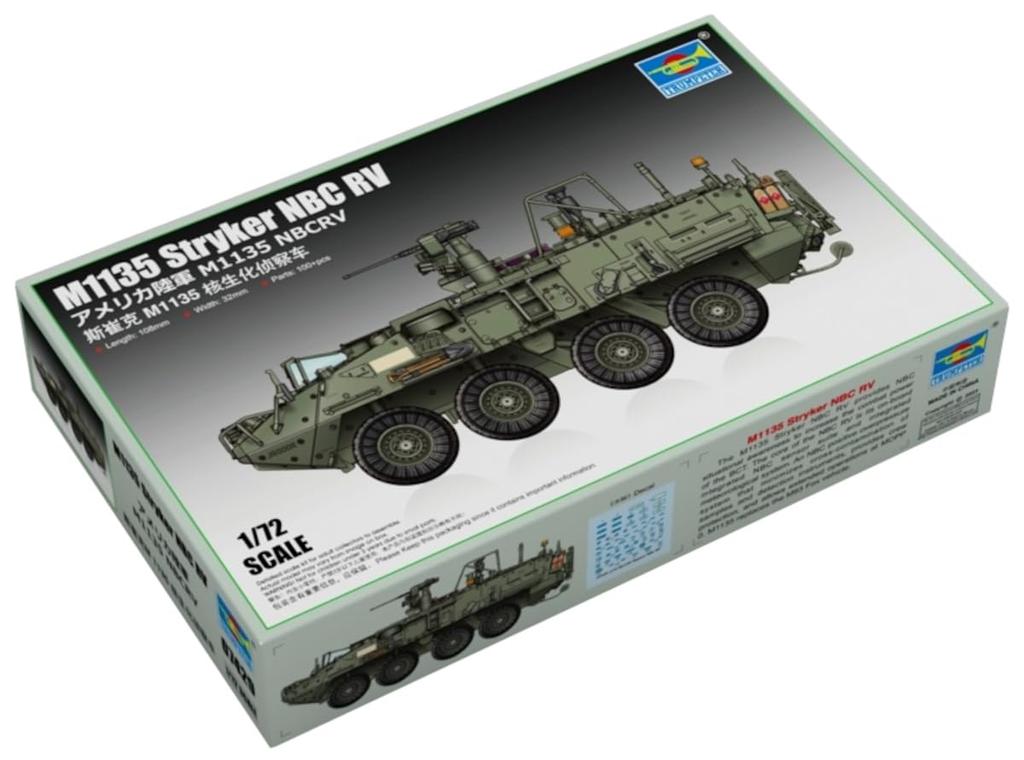 Trumpeter scale American M1135 NBCRV plastic model kit 07429 1/72