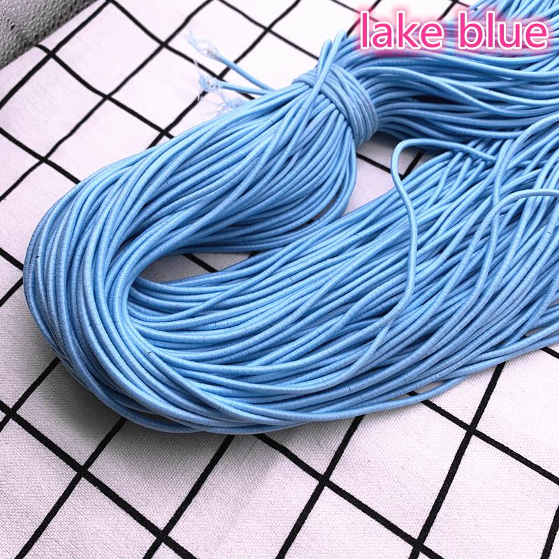5 Yards 2,0 mm 2,5 mm Hochelastisches Rundes Gummiband Gummiband Elastische Schnur DIY Zubehör