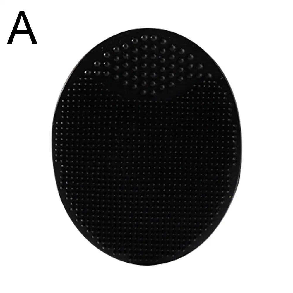 Facial Silicone Cleansing Brush Oval Shape Lightweight Exfoliator Face Scrub Massager Wash Cleaning Brush Beauty Tool Soft H4R7