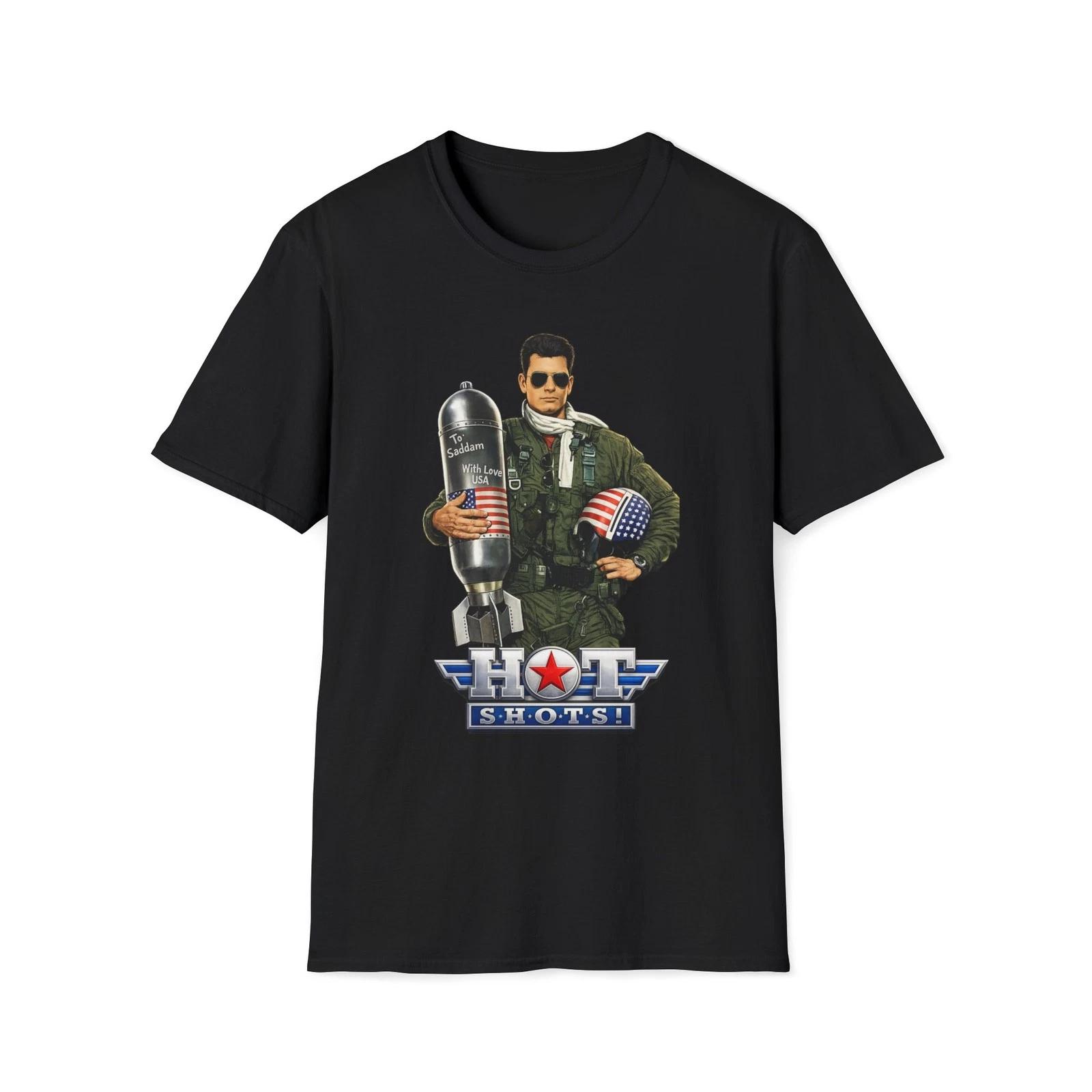 Hot Shots! Movie T-Shirt – Classic 90s Comedy Parody Tee | XXXL