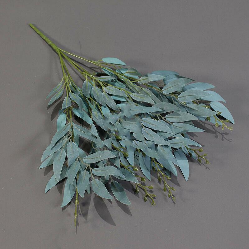 1/3 stk. Kunstig pilbladrotting 5 grener Skogplanter Blomsterarrangement DIY-dekorasjon Krans Hagedekor