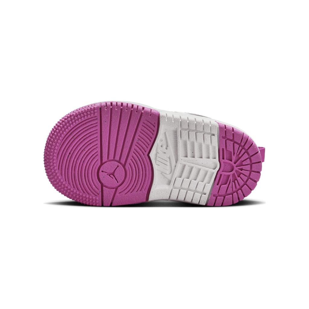 Air Jordan 1 Mid RM EasyOn TD Fire Pink Baby Sneakers White FQ1283-601