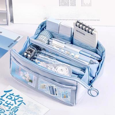 Pencil Bag For School Students With Large Capacity Multi-Functional Pen Case Boy Girl Stationery Holder Bag Matching Pencil Case