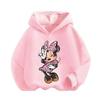 Children's Kawaii Mousee Minnieee Hoodie Girls Top Vacation Fashion Trip Kids' Clothing Toddled Girls