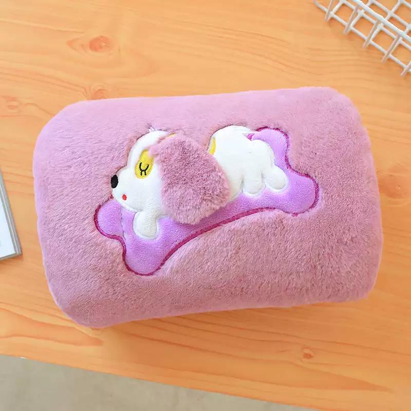Rechargeable Hot Water Bag Removable and Washable Explosion-Proof Heating Pad for Girls Warm Belly Hand Warmer Plush Cute Cartoon Electric Heater