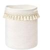 Handmade Woven Cotton Rope Storage Basket for Household Items