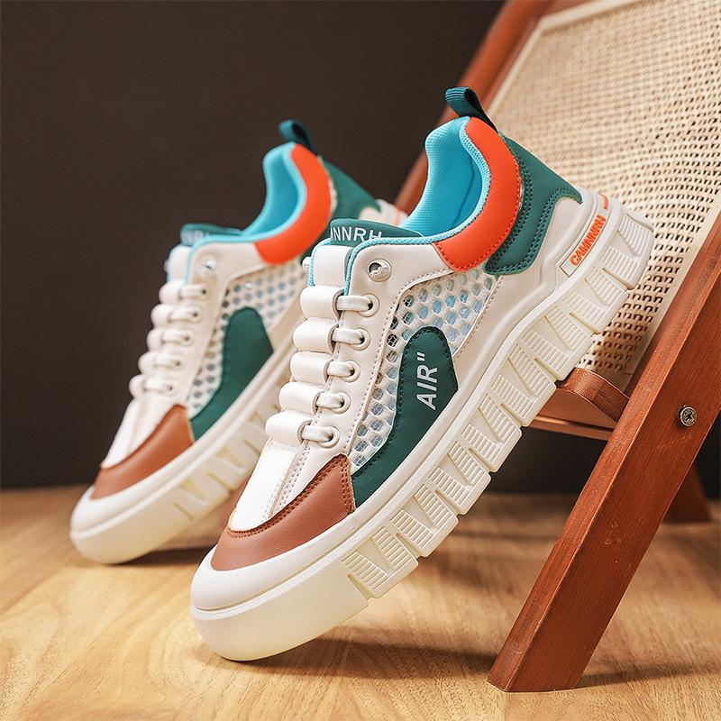 Fashion Summer Men Shoes 2025 New Men Casual Shoes Quality Fashion Breathable Mesh Designer Luxurious Flat Outdoor Man Casual Sneakers
