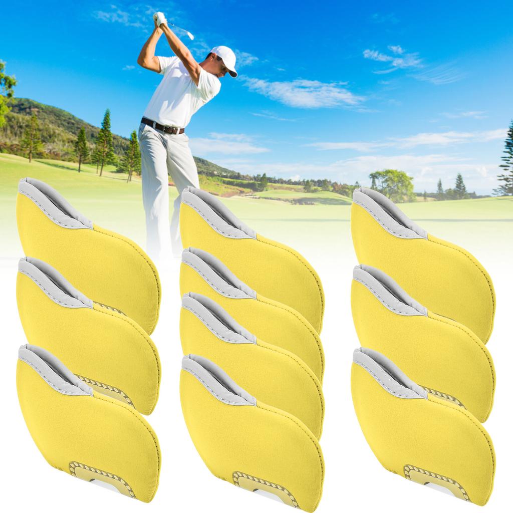 10Pcs Putter Head Cover Iron See Through Window Covers Putter or