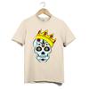 Day Of The Dead Tshirt Unisex Crowned Sugar Skull Blue Art Graphic Colorful Gift