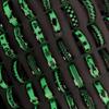 10Pcs Luminous Mixed Rings Stainless Steel Luminous Rings Couple Rings