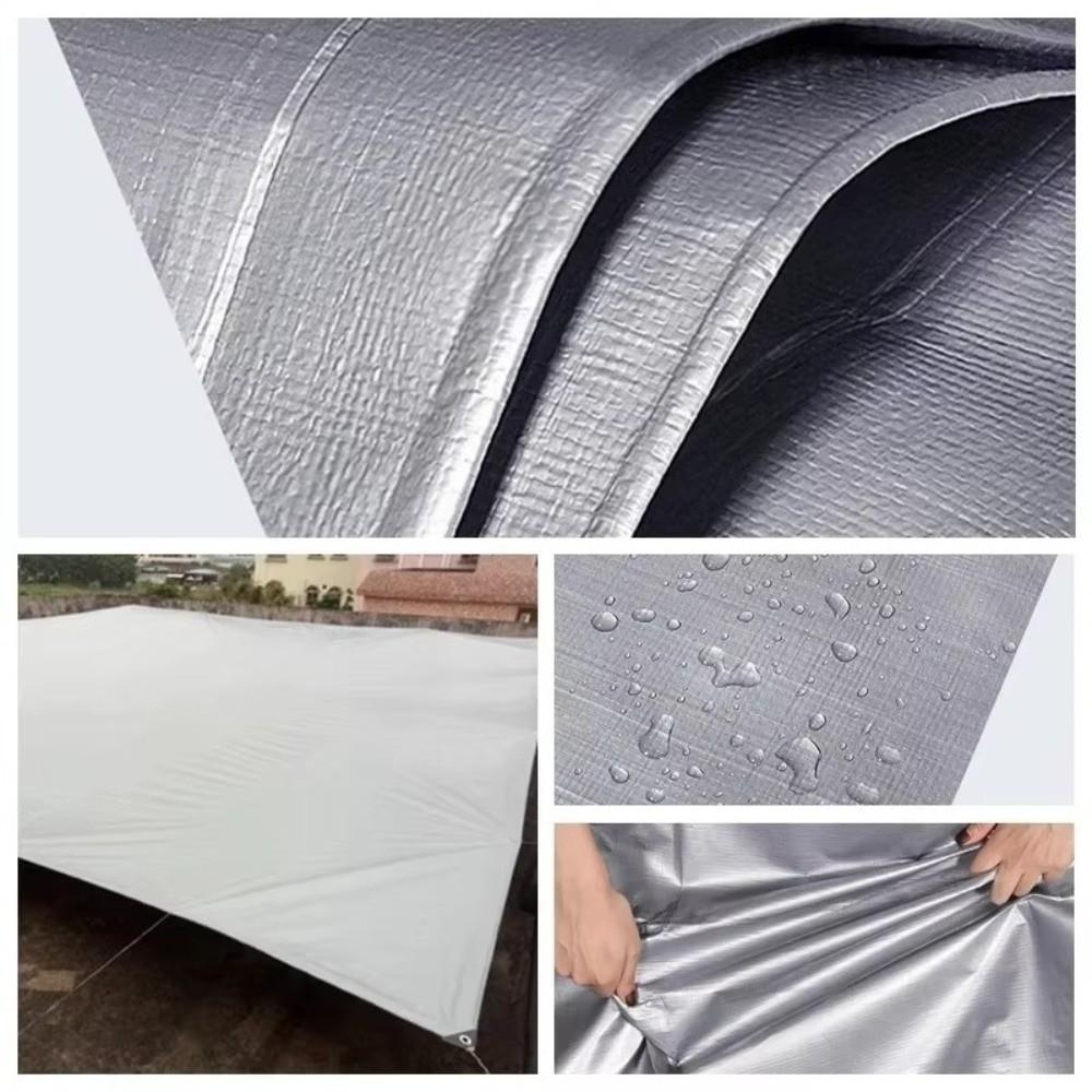 Double Thickened PE Waterproof Sun Shade Tarp Yard Waterproof Cargo Cover Tarp  Truck Cover