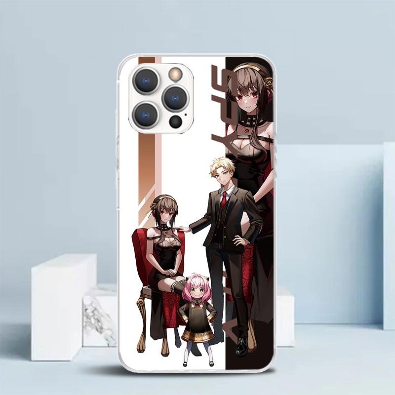 Anime Spy Family Anya Phone Case For IPhone 16 17 Air 16E 15 14 Plus 13 Mini 12 11 Pro Max 7 8 + SE 2020 Soft TPU Back Cover 16