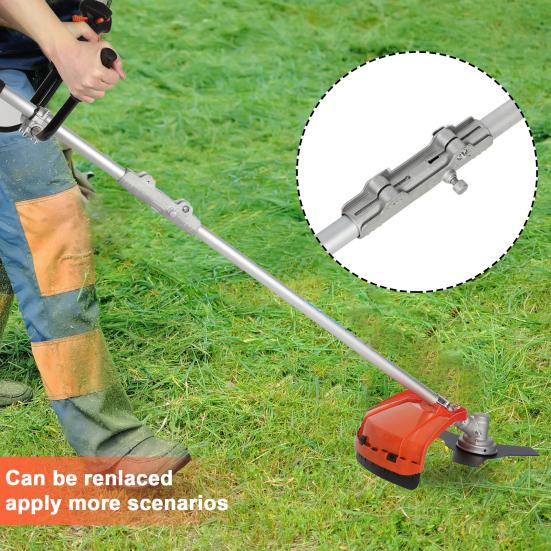 Gas String Trimmer 52cc Weed Wacker Gas Powered 2 In 1 Cordless Hedge Trimmer 2-Stroke Brush Cutter Plastic Handle & Shoulder Strap Included