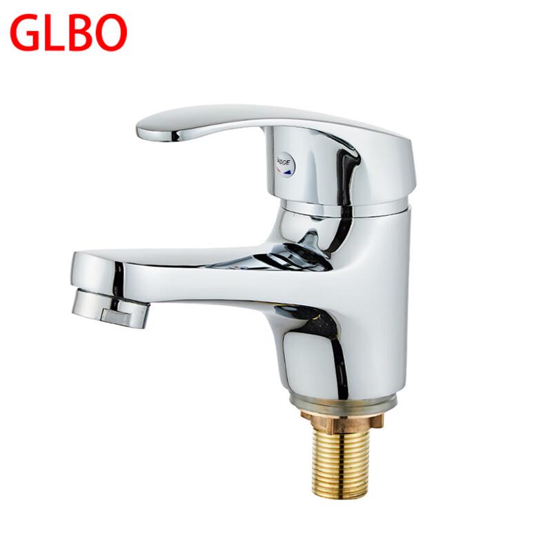 GLBO Однорычажный медный смеситель для раковины в ванной