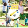 Foam Baseball Bat Practice Set for Toddlers, Soft PVC Bat and Ball Set with Sports Ball Racket, 54cm Length, Backyard Use, Outdoor Sports Training