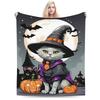 Halloween Pumpkin Autumn  ()(1) Blanket Quality Warm Soft  Bedding Throws Winter Kids Adult Living Room Fashion Bedspread