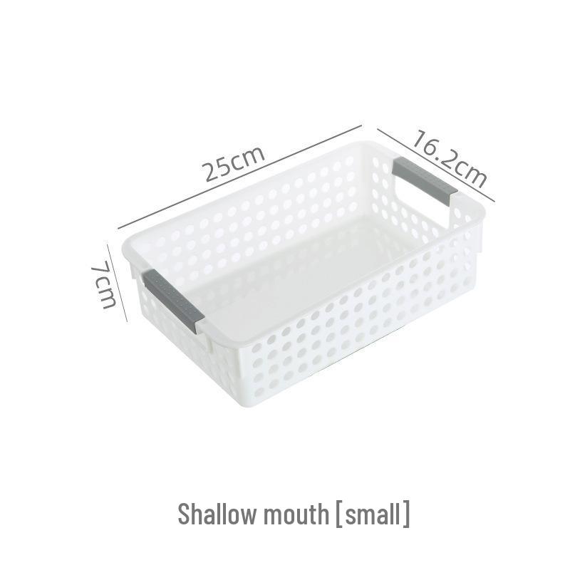 Thickened Large Capacity Plastic Storage Basket for Kitchen, Toys, and Snacks