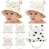 Print Design Baby Sun Hat Breathable Bucket Hat Baby Portable Kids Beach Cap  for Travel Summer