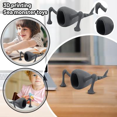 3D Printed Ocean Cannibal Toys - Classic Sea Creatures, Plastic Aquarium Decorations, Themed Party Accessories, Sand Toy Statues, Home Decor