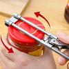 Adjustable Multi-Function Bottle Opener Stainless Steel Lids Off Jar Opener Labor-Saving Screw Can Opener For Kitchen Tools