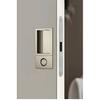 Minimalist Flat Lock Hidden Embedded Single Tongue Magnetic Door Lock Indoor Bedroom Room Hidden Key Black Door Handle