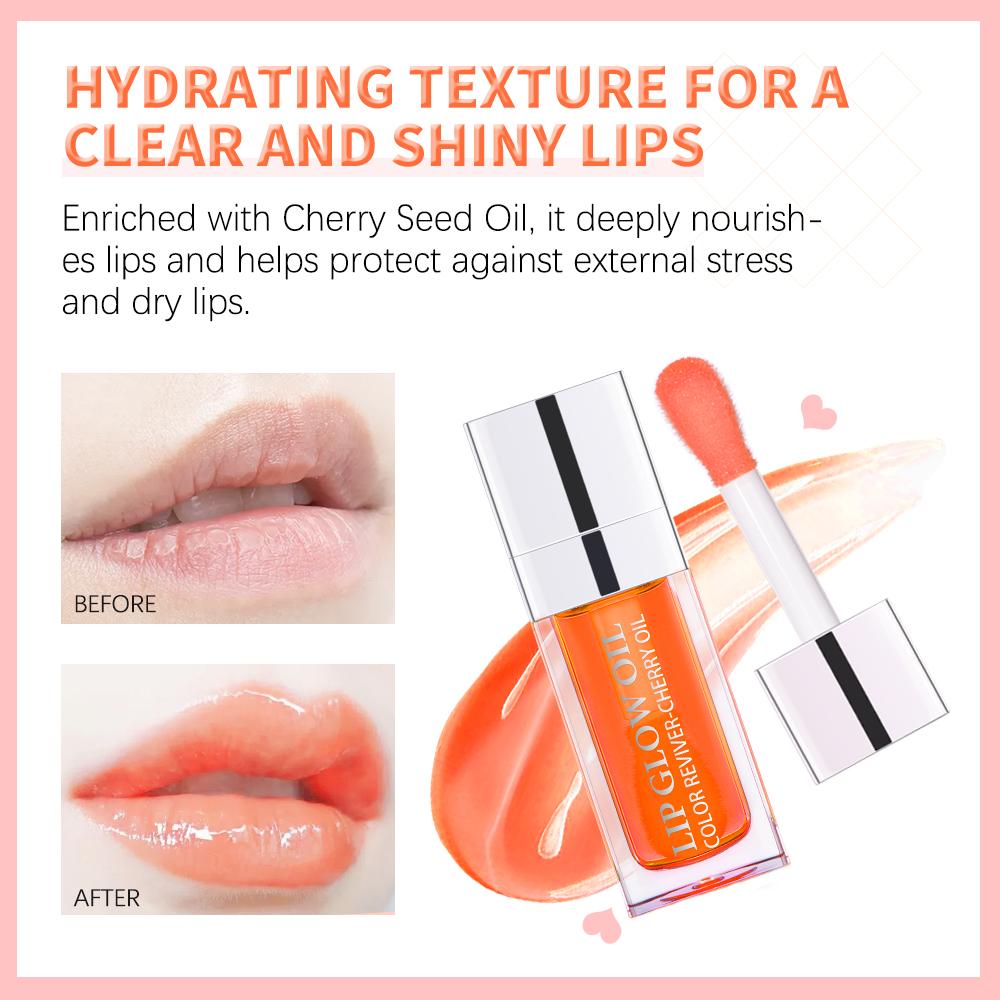 Crystal Moisturizing Lip Balm Long-lasting Hydration Original Lip Oil Benetitnt Lip Plumping Exfoliating Pink Plumping Lip Gloss