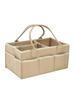 Baby Stroller Organizer - Foldable Mommy Tote Bag & Diaper Storage Hanging Basket | Portable & Thicken Design for Easy Access
