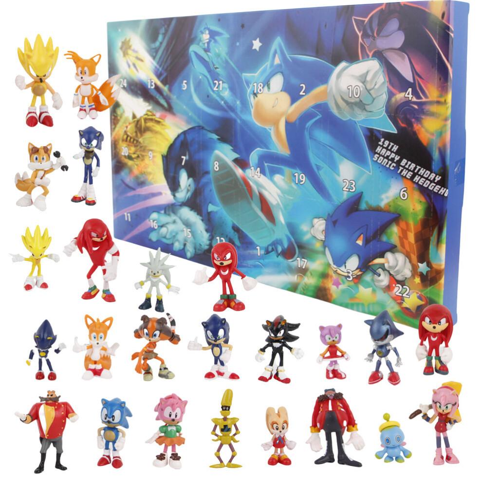2025 | 2026Sonic Figuren 24 Dagen Aftel Advent Kalender Speelgoed Kerstcadeaus