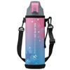 Vacuum Insulated Direct Drinking Bottle, 1L, Keeps Drink Cold for 6 Hours, Portable with Pouch, Perfect for Kids, DBR-1000, Pink (Pink X L